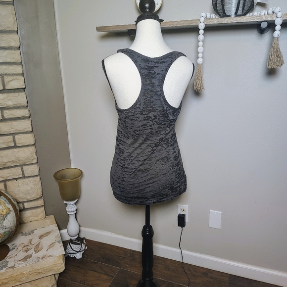 Women's Gray Tank Top Golds Gym - Picture 2 of 3